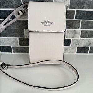 Coach Cream Crossbody Phone Bag